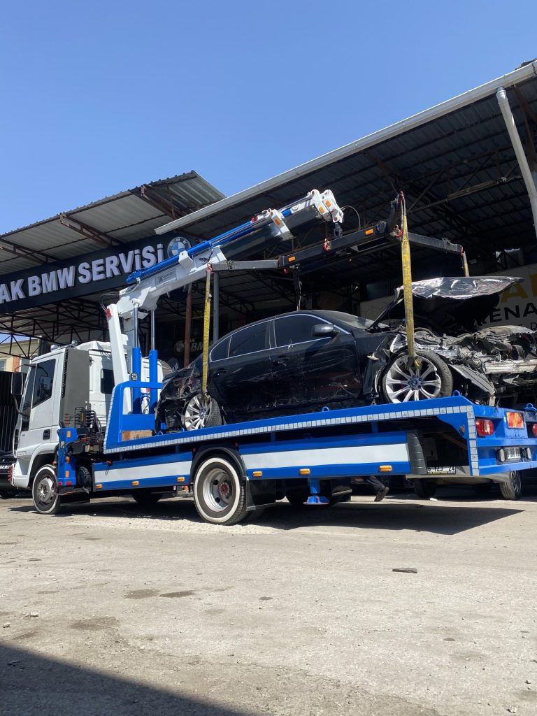 sincan ahtapot çekici aslım oto kurtarma ekibi araç taşıma sırasında