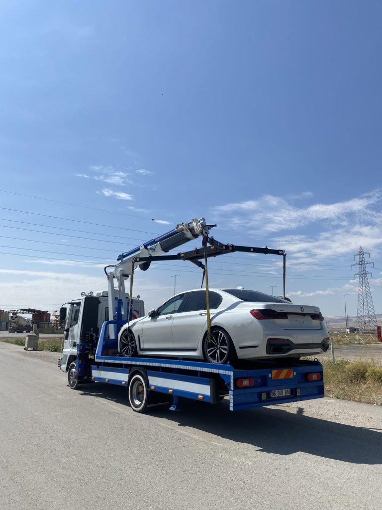 Çamlıdere ahtapot çekici hizmeti – Aslım Oto Kurtarma ekibi araç kurtarma esnasında