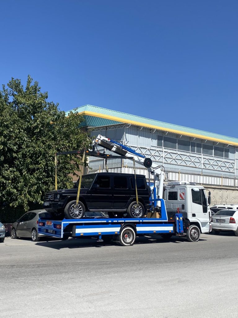 Haymana ahtapot çekici hizmeti – Aslım Oto Kurtarma ekibi araç kurtarma işlemi sırasında