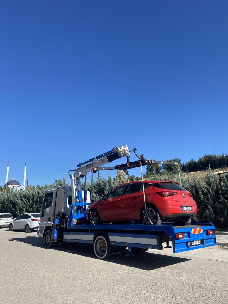 Beypazarı ahtapot çekici hizmeti – Aslım Oto Kurtarma ekibi çalışma esnasında