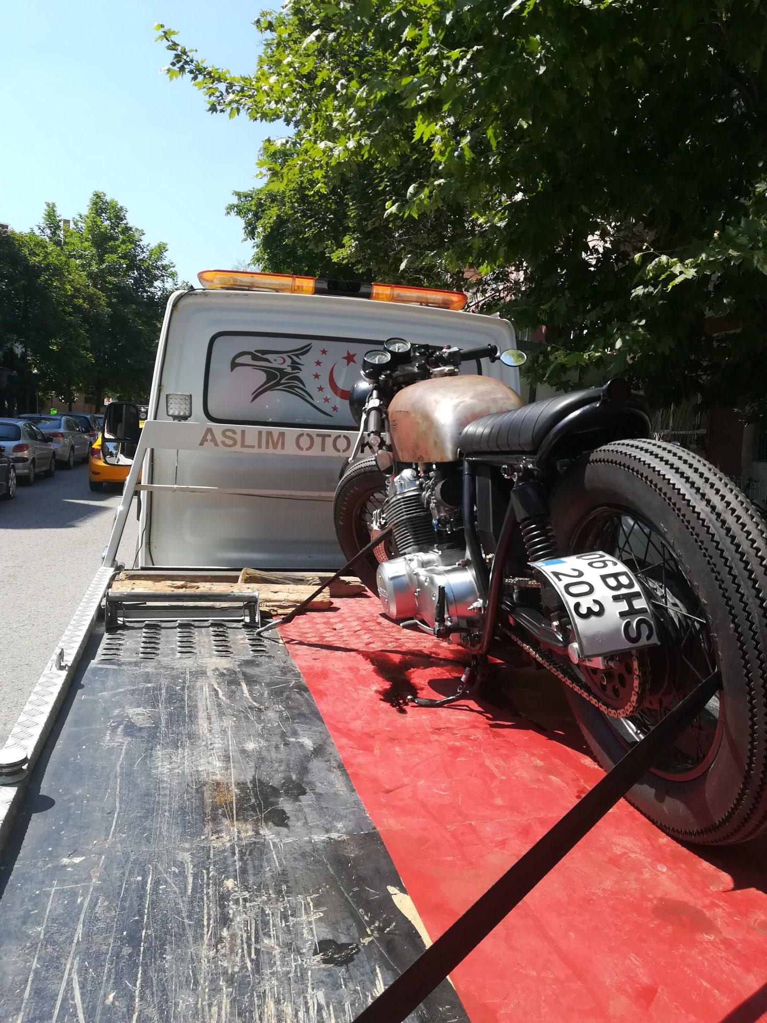 Ankara motosiklet çekici hizmeti