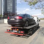 Güdül oto çekici hizmeti – Aslım Oto Kurtarma ekibi araç taşıma sırasında